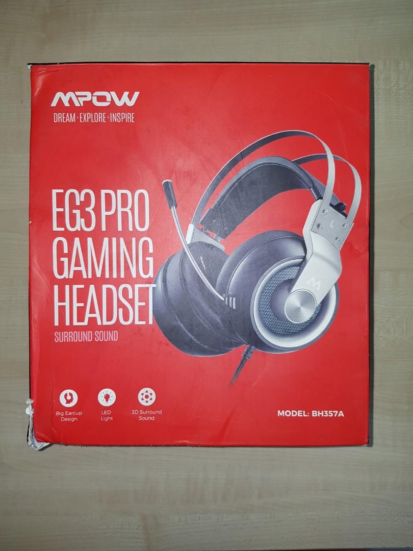 Gaming Headset ( mpow eg3 pro, noise cancellation microphone, Audio