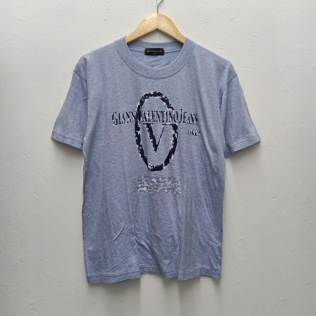 Gianni Valentino T Shirt Fesyen Pria Pakaian Atasan di Carousell