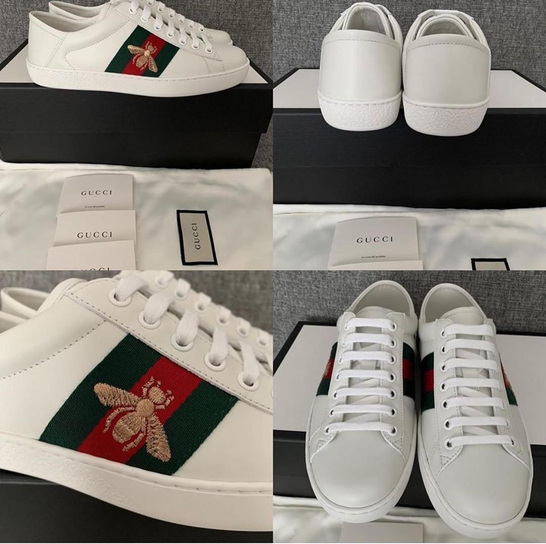 gucci women's black sneakers