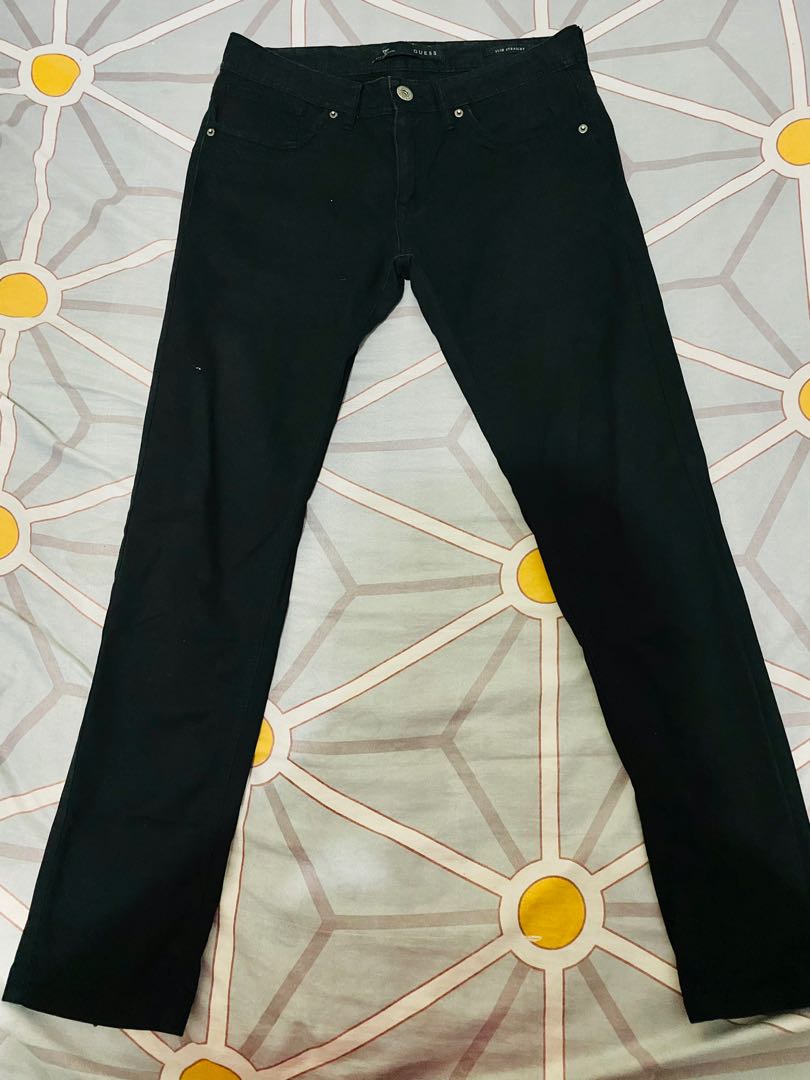 guess black pants
