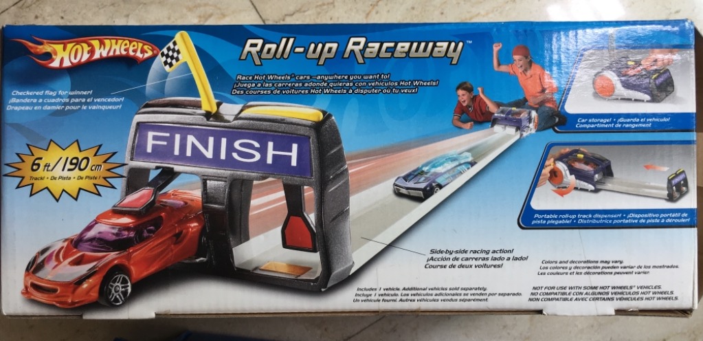 Hotwheels Roll-up Raceway portable track Toy car, Hobbies & Toys, Toys &  Games on Carousell