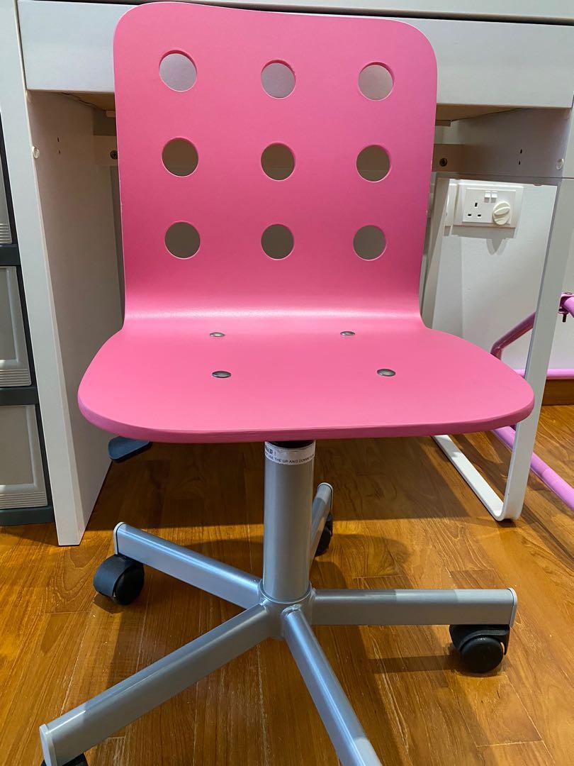 IKEA study desk and chair, Furniture & Home Living, Furniture, Tables