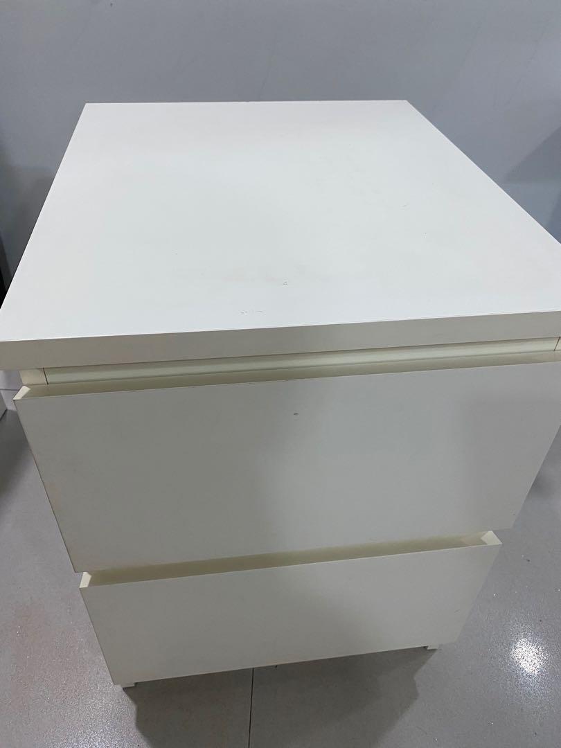IKEA bedside table/chest of 2 drawers, Furniture & Home Living