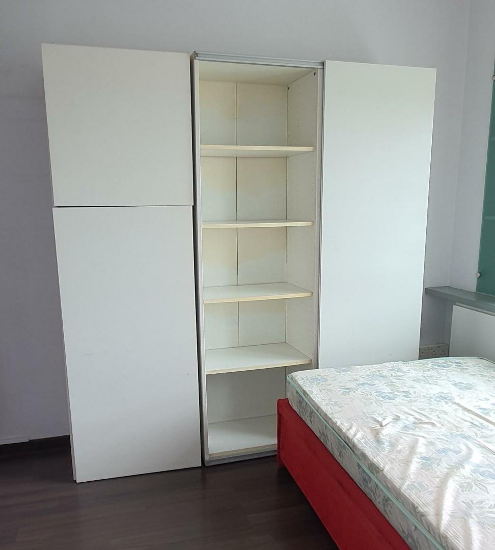 Ikea Slim Wardrobe Cabinets And Shelves Furniture Shelves Drawers On Carousell