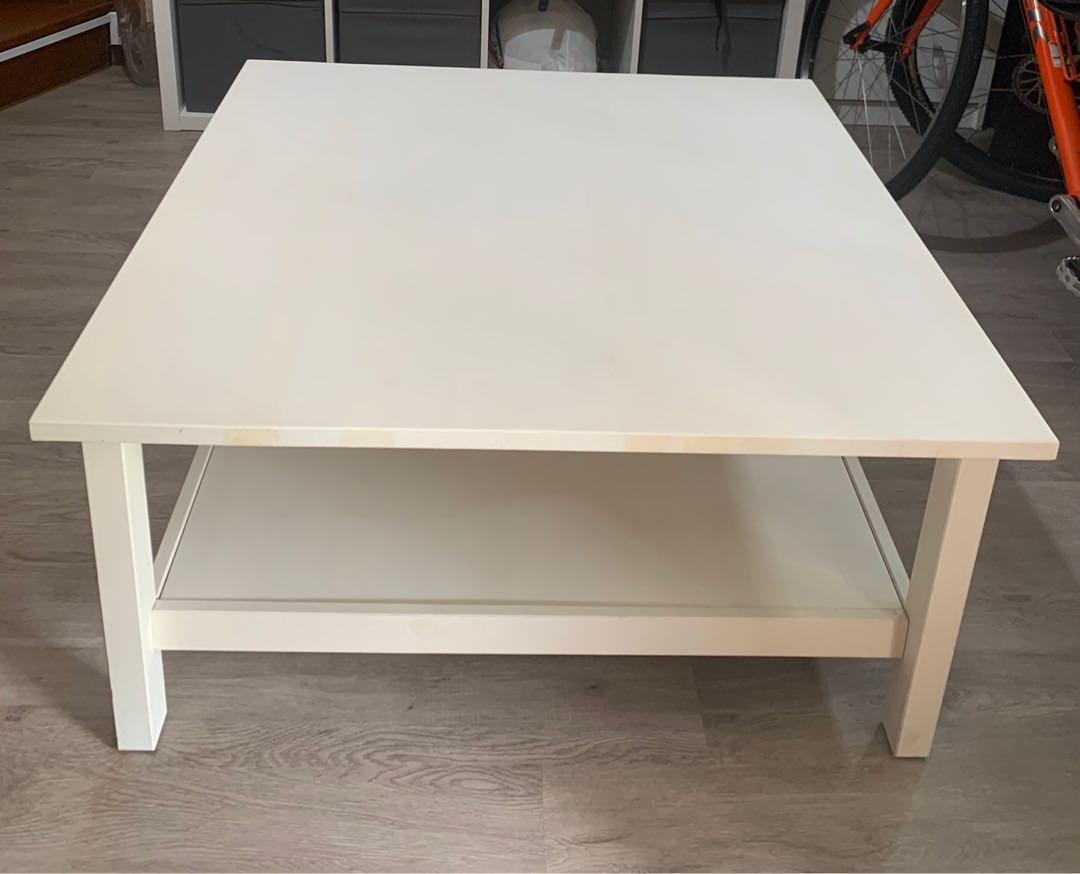IKEA Square Coffee Table Off White Colour, Furniture & Home Living