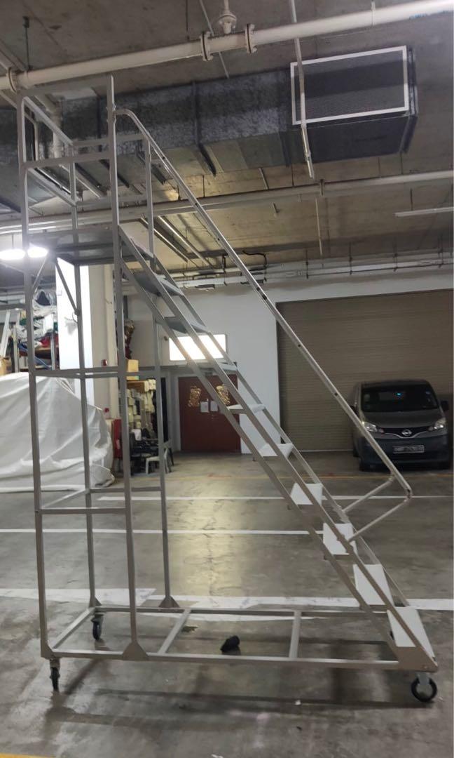 Industrial Ladder Mezzanine Furniture Others On Carousell