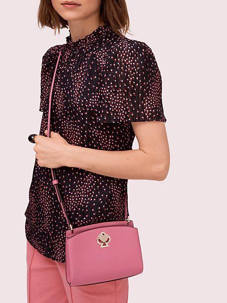 Kate Spade Romy Small Crossbody Pink Sling Bag Mini Bag Women s Fashion Bags Wallets Cross body Bags on Carousell