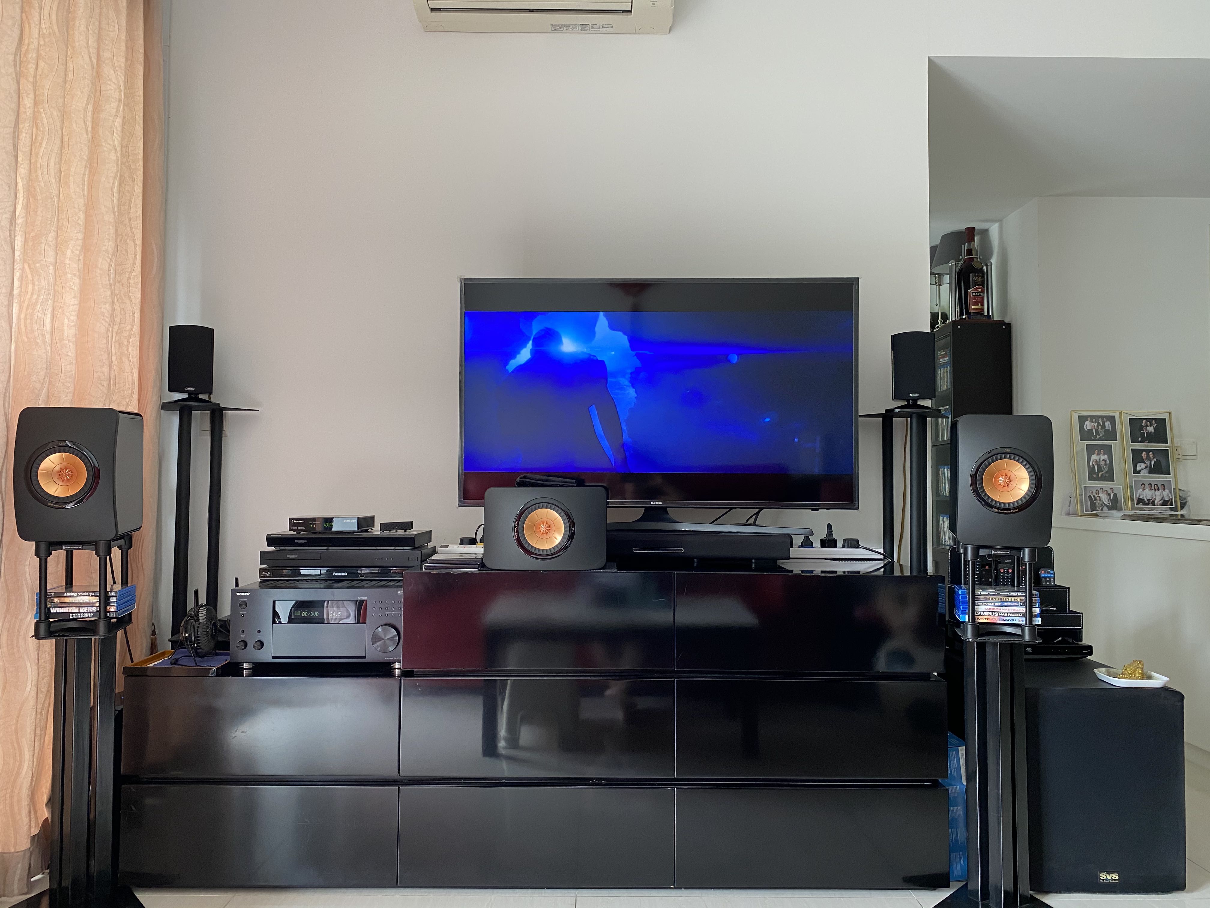 KEF LS50 LCR Speakers with Metal Stand ISO155 only Audio
