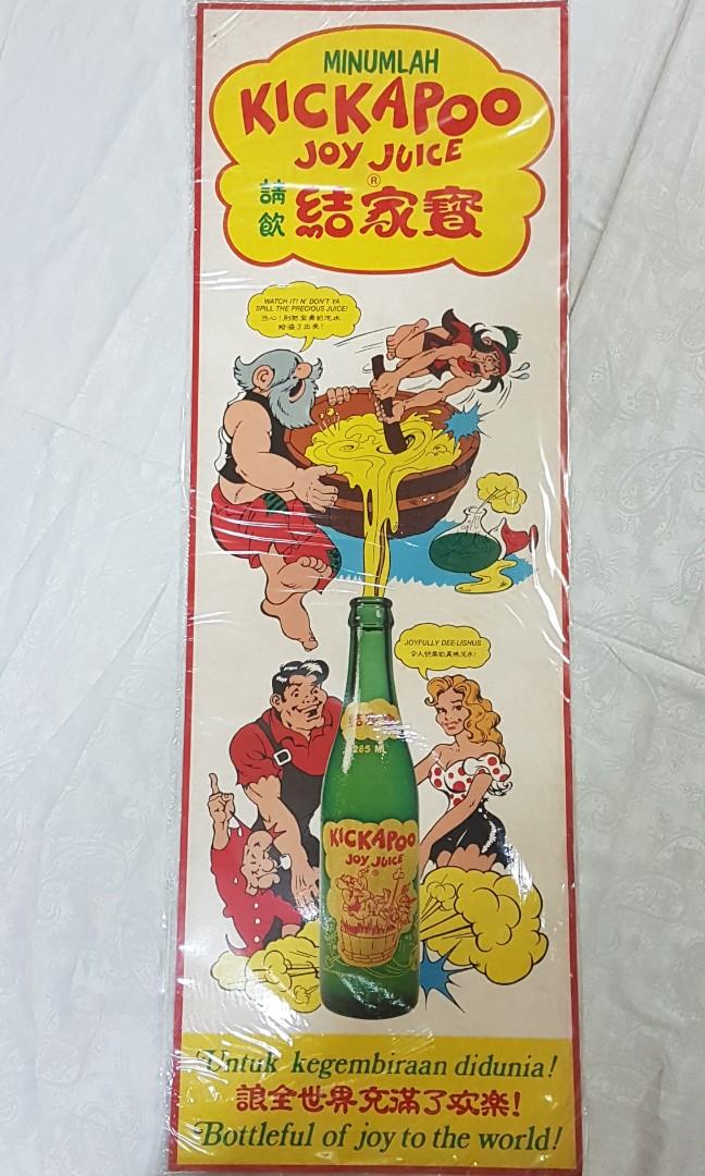 Kickapoo Joy Juice Advertisement, Food & Drinks, Alcoholic Beverages on ...