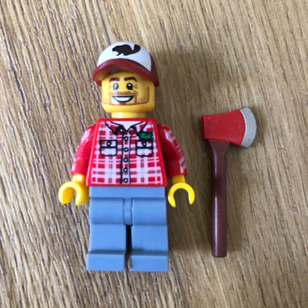 Lego lumberjack minifigure clearance
