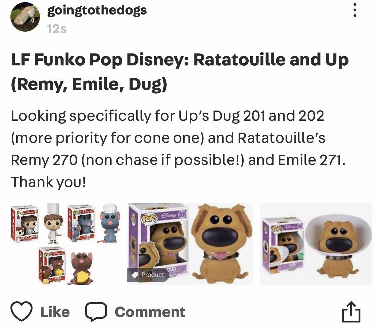 Funko Pop Disney Ratatouille - Emile 271