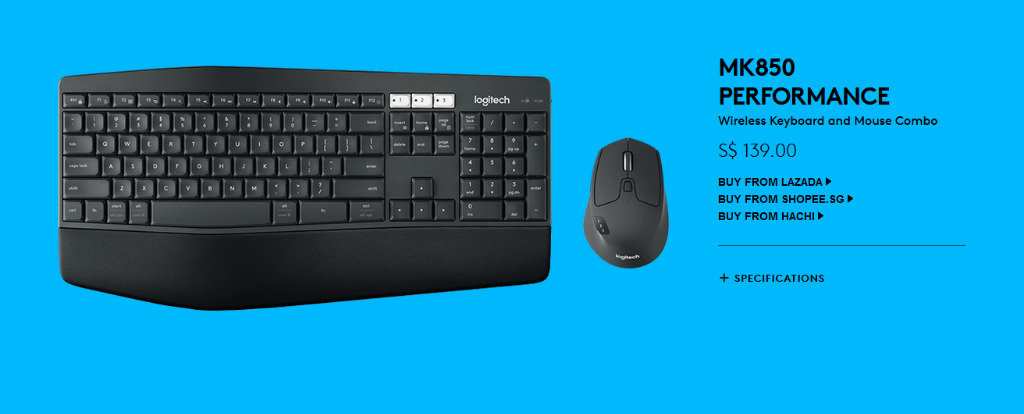Logitech Mk850 Multi Device Bluetooth Wireless Keyboard Mouse Combo Brand New Cheap Price 100 Electronics Computer Parts Accessories On Carousell