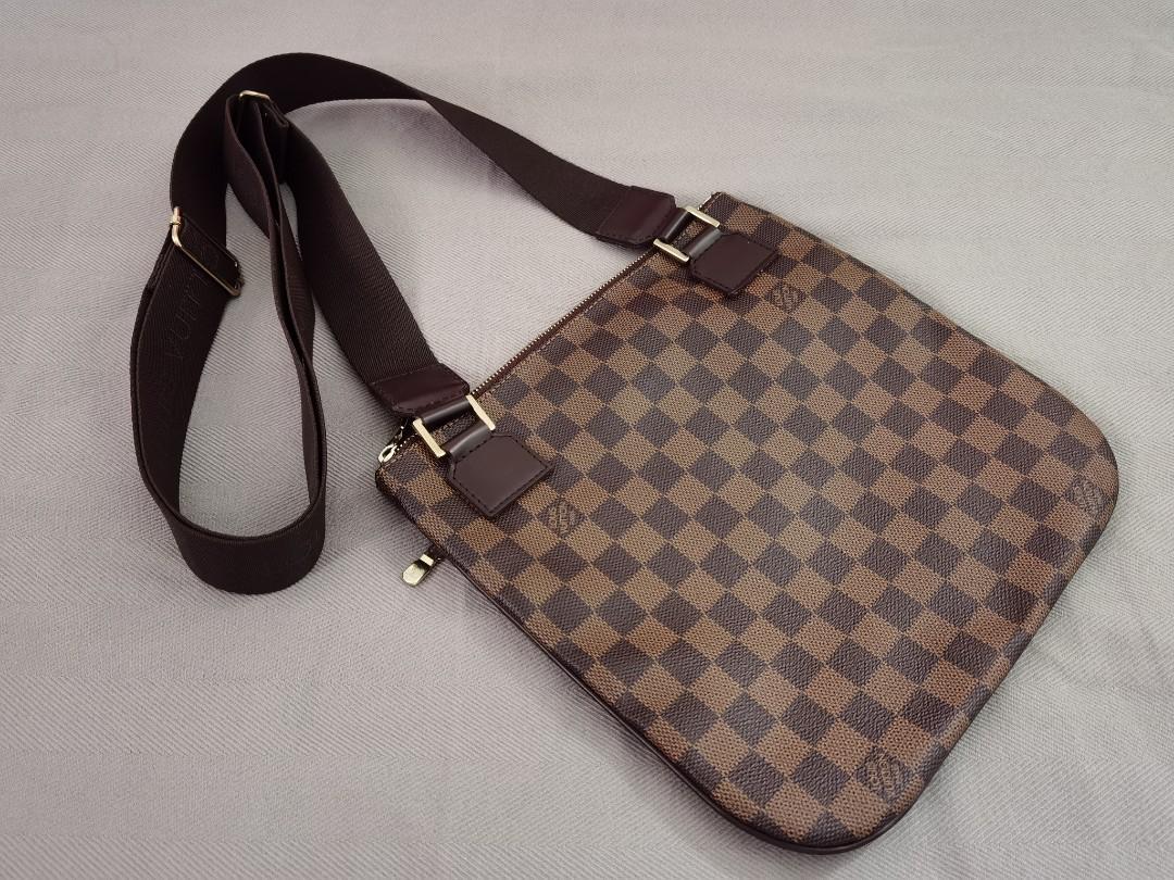 Used Louis Vuitton M40044/Pochette Bosphore//Shoulder Bag/Pvc/Brw/Whole  Pattern
