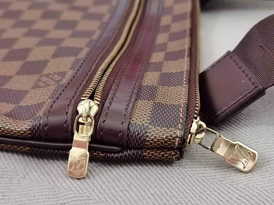 Auth Louis Vuitton Damier Pochette Bosphore Shoulder Bag N51111 Used LV F/S
