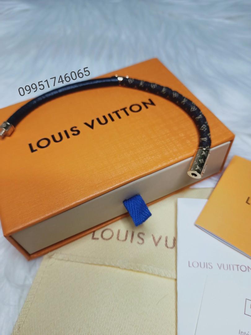 Louis Vuitton Daily Confidential Bracelet Monogram/Calfskin Brown/Red