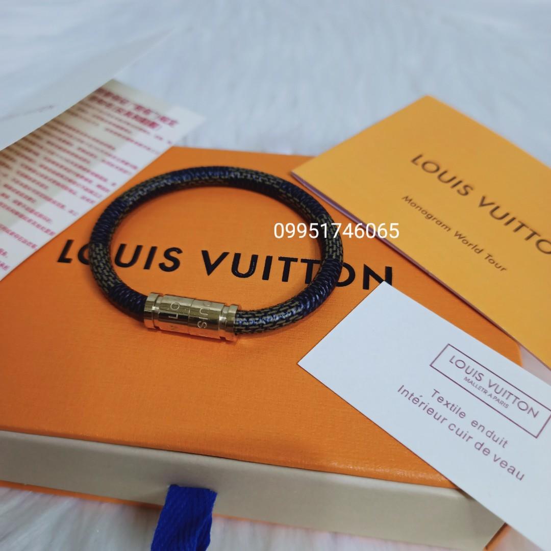 Louis Vuitton Monogram Confidential Bracelet - Palladium-Plated Bangle,  Bracelets - LOU751136