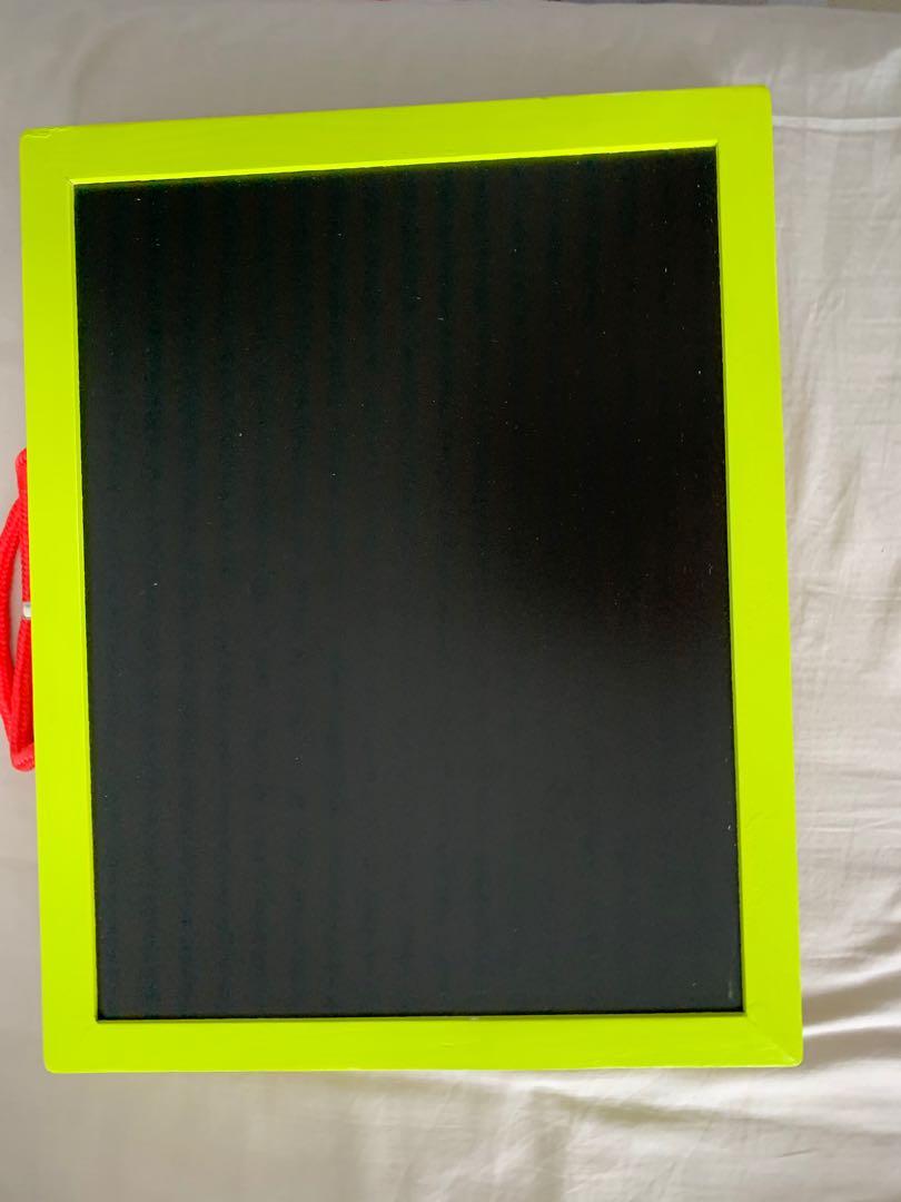 board Whiteboard chalkboard (3 in 1) with alphabets and