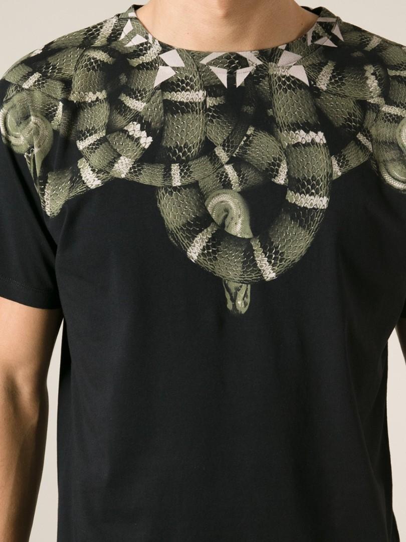Marcelo Burlon green snake tee, Men's Fashion, & Sets, Tshirts & Polo Shirts on Carousell