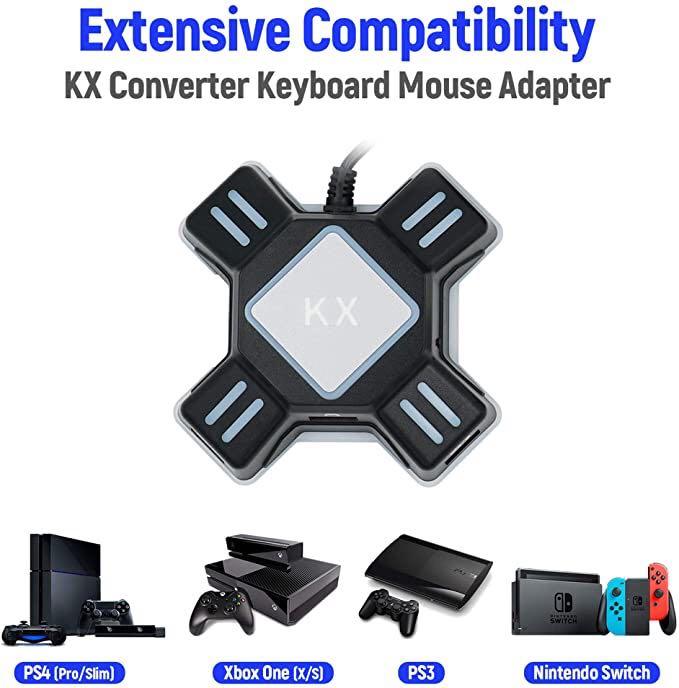 Mcbazel KX Keyboard & Mouse Converter Adapter for NSwitch/Xbox One/PS4