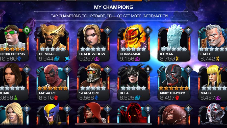 MCOC GOD TIER Account, Toys & Games, Video Gaming, Video Games on Carousell