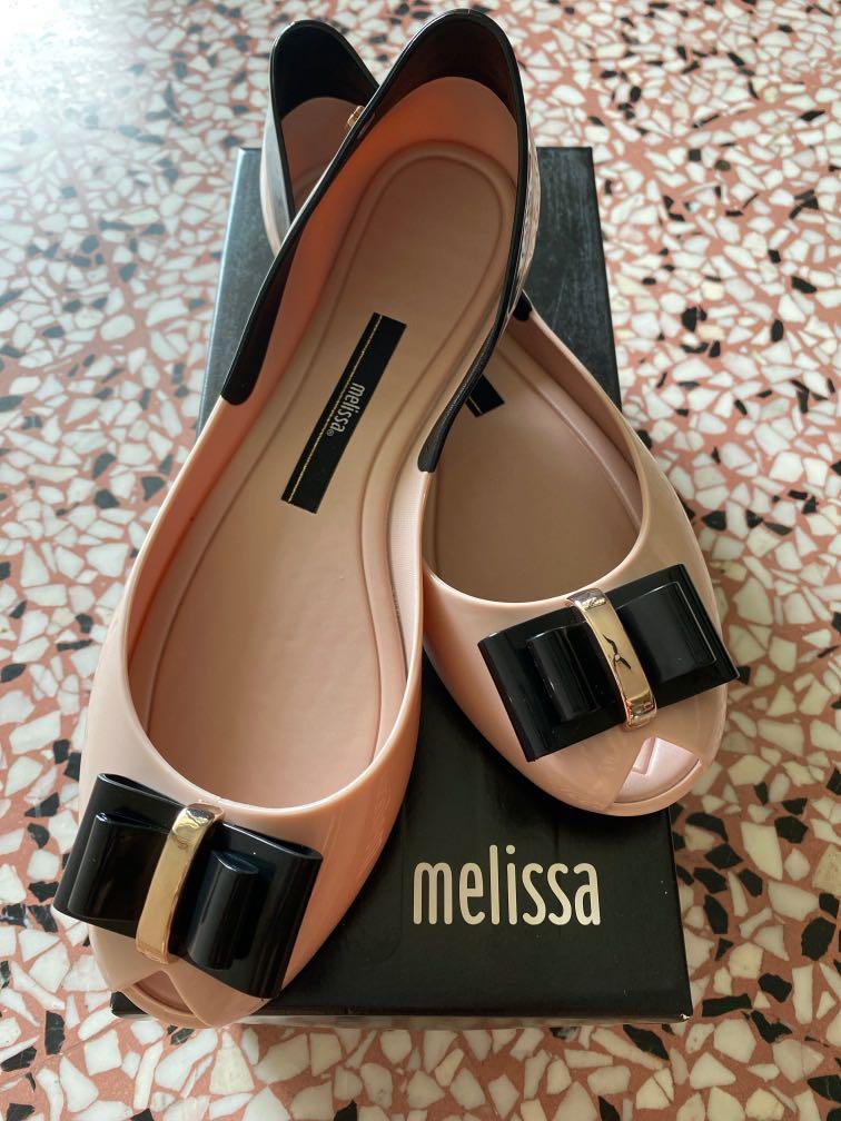 Melissa women's queen v ballet best sale flat