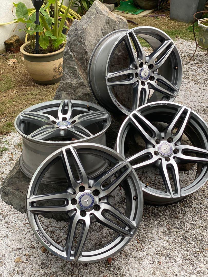 MERCEDES BENZ AMG RONAL WHEELS W205 W204 W213 W212 SPORT RIM TYRE