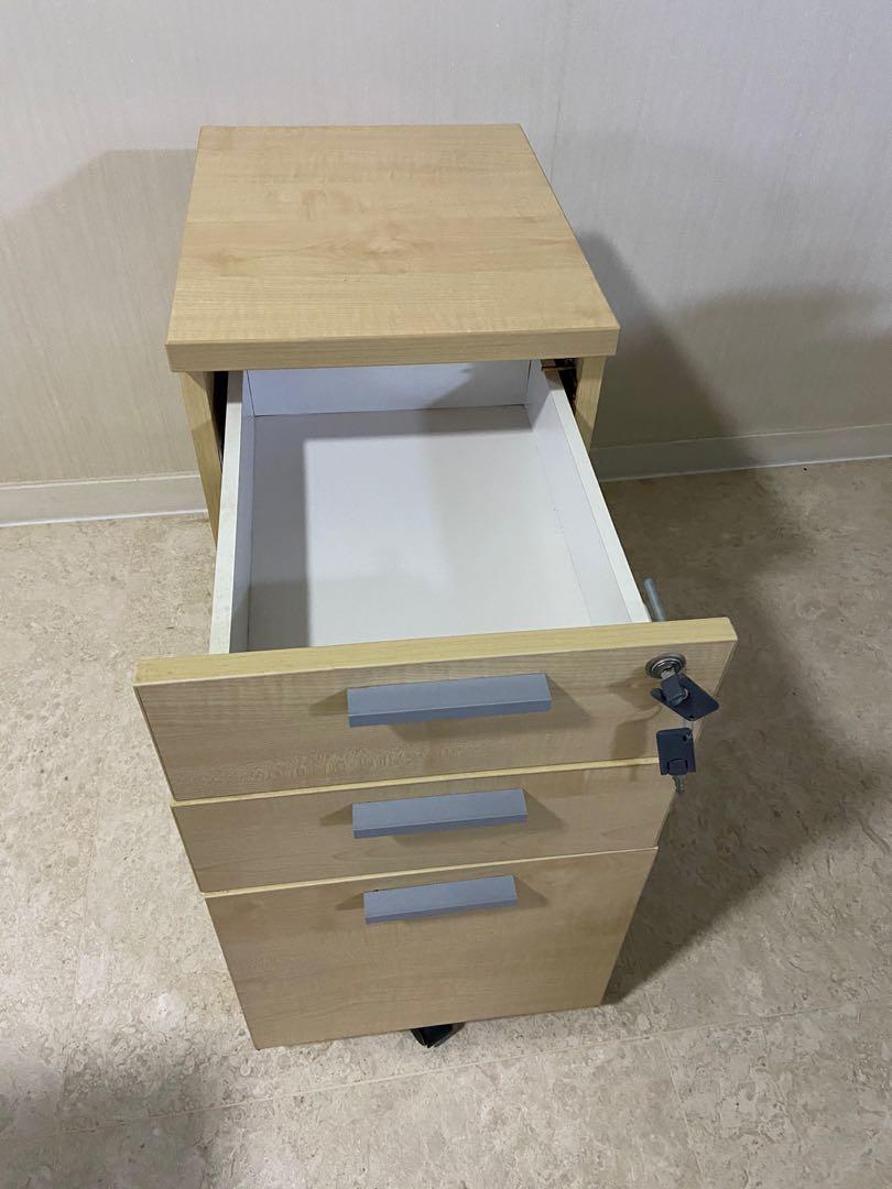 Mobile Pedestal Drawers, Furniture & Home Living, Furniture, Tables