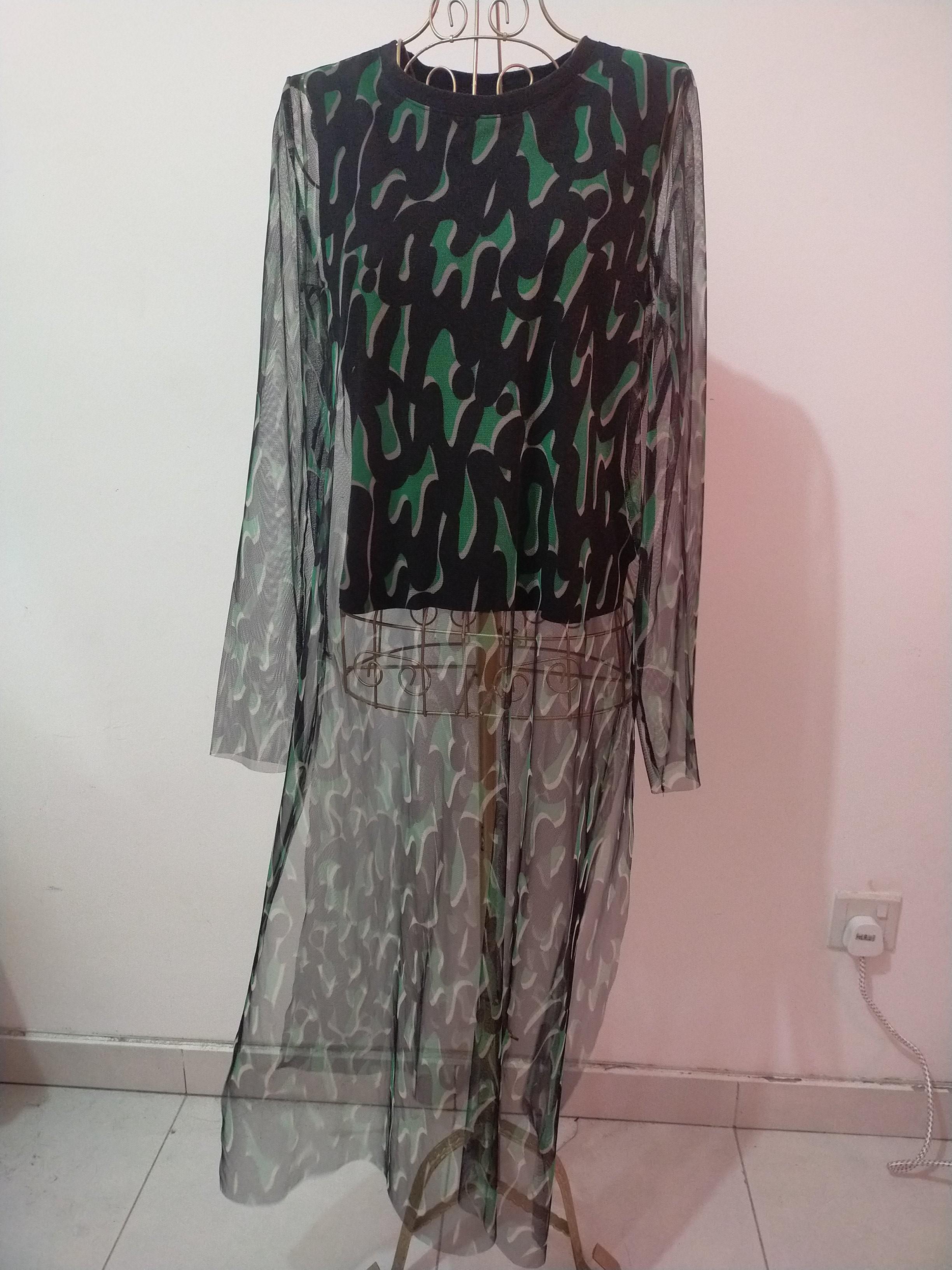monki green dress
