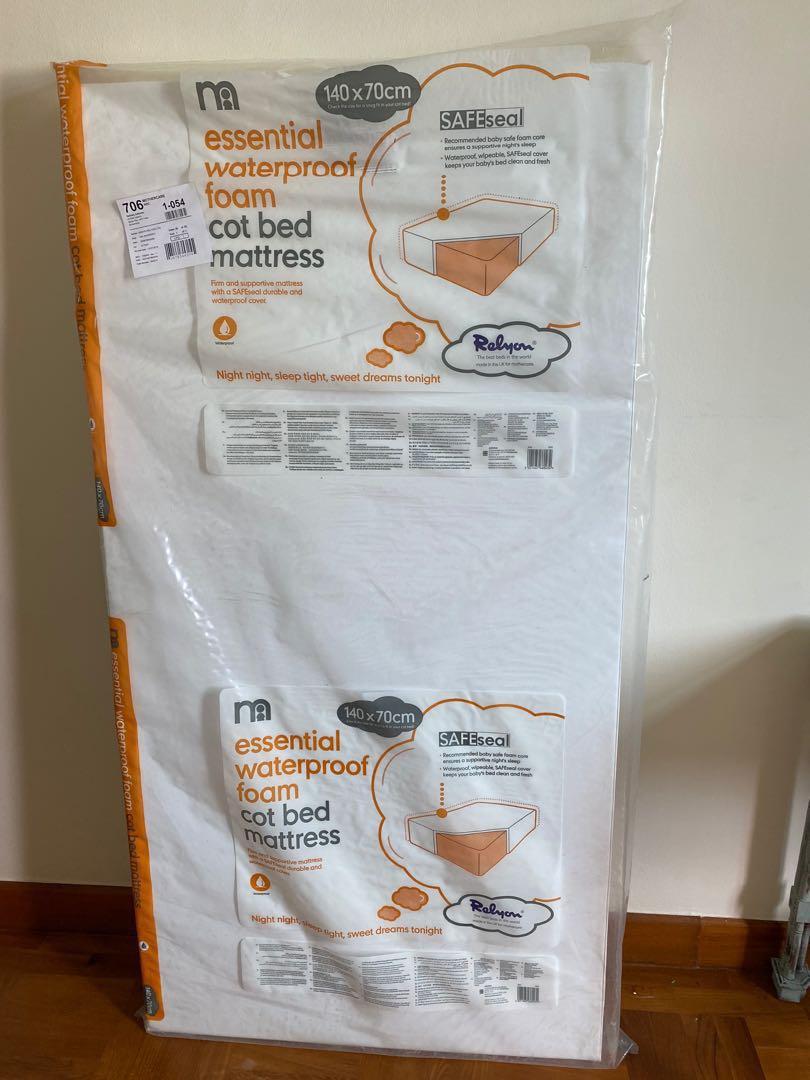 Mothercare essential foam top waterproof cot mattress