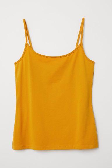 Mustard yellow camisole, Women's 