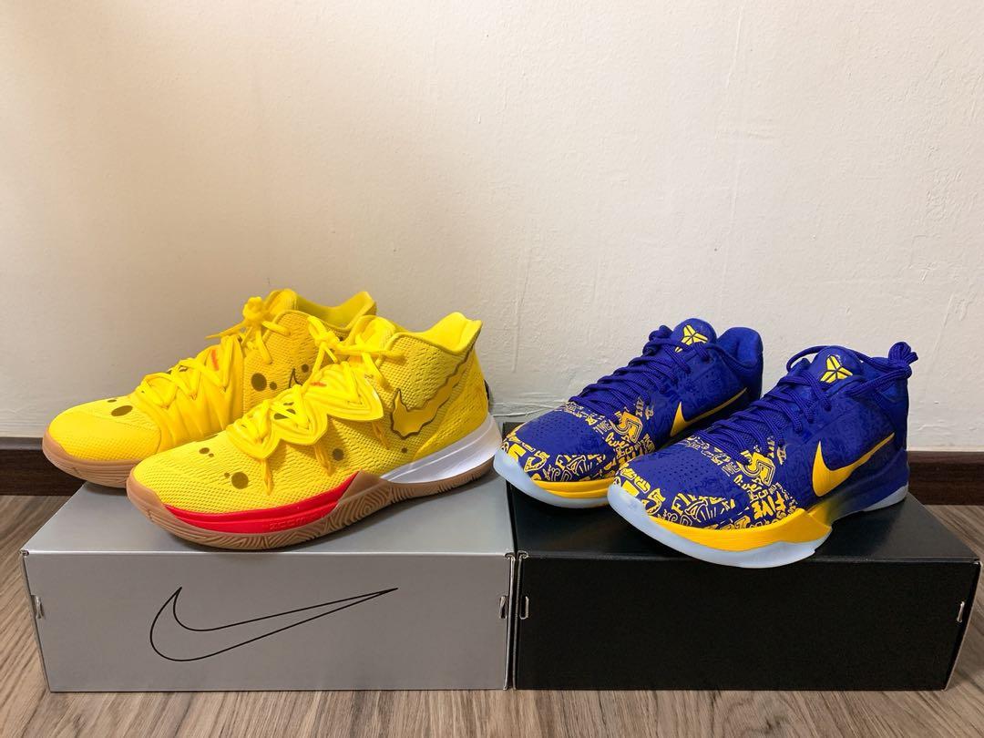 Nike Kyrie 5 Spongebob and Kobe 5 Rings 