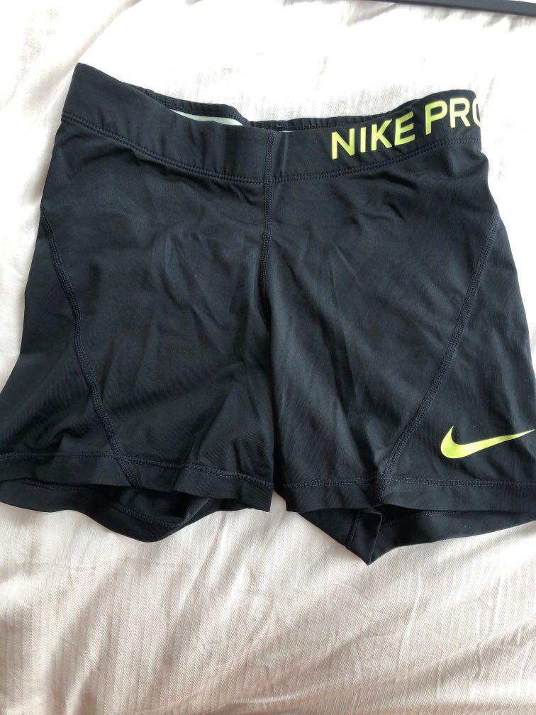 nike black spandex