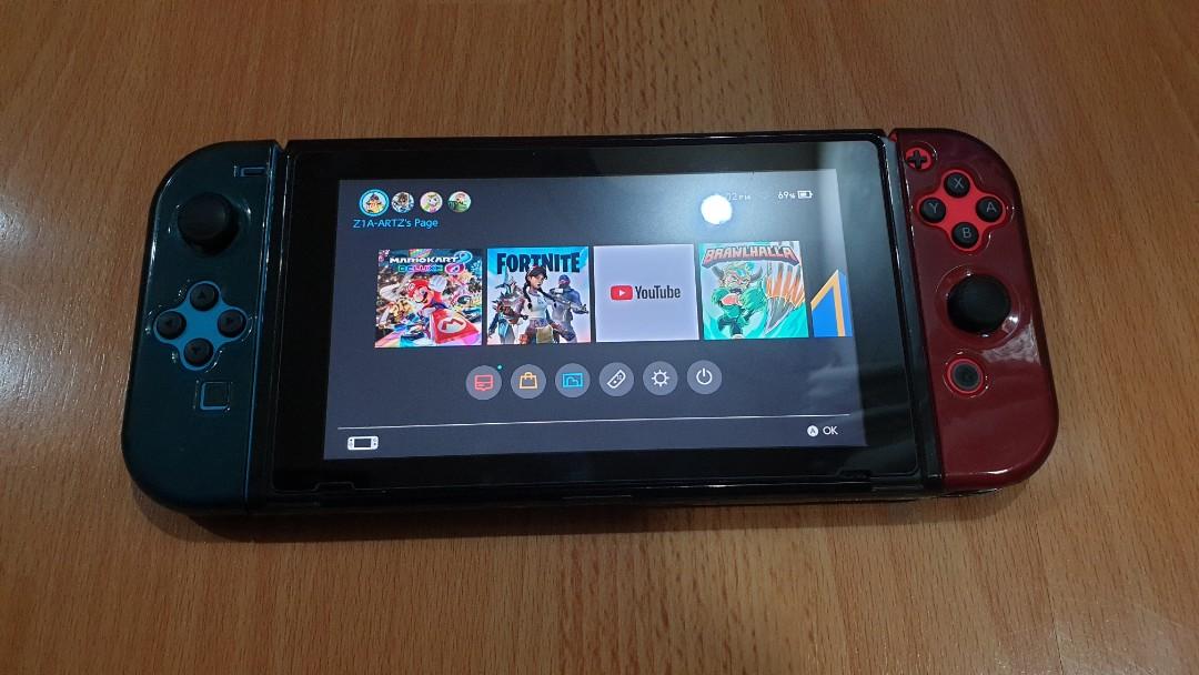 Nintendo Switch 1st Gen w/ Mario Kart, Video Gaming, Video Games ...