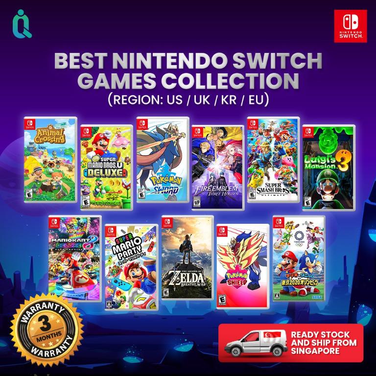 best 10 nintendo switch games