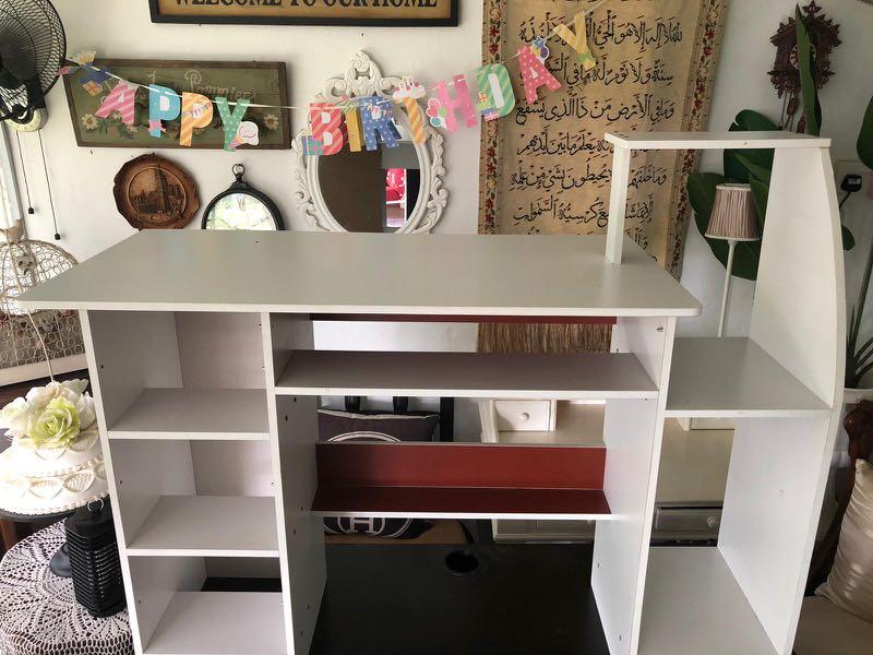 Old Study Table, Furniture & Home Living, Furniture, Tables & Sets on