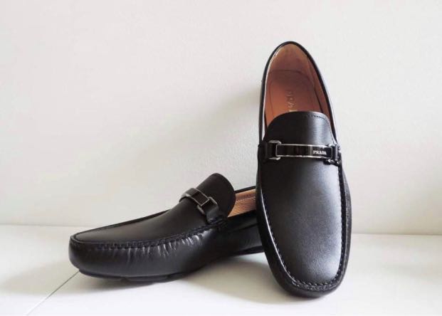 prada leather shoes