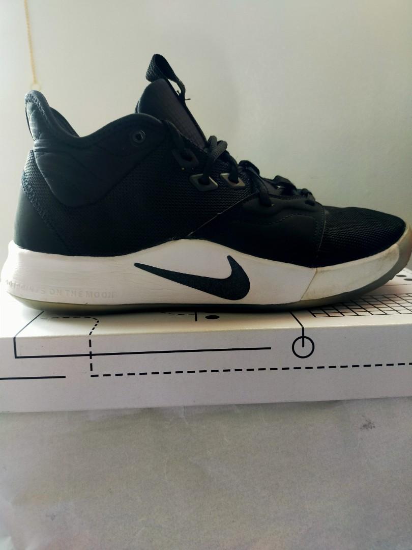 paul george 3 black and white