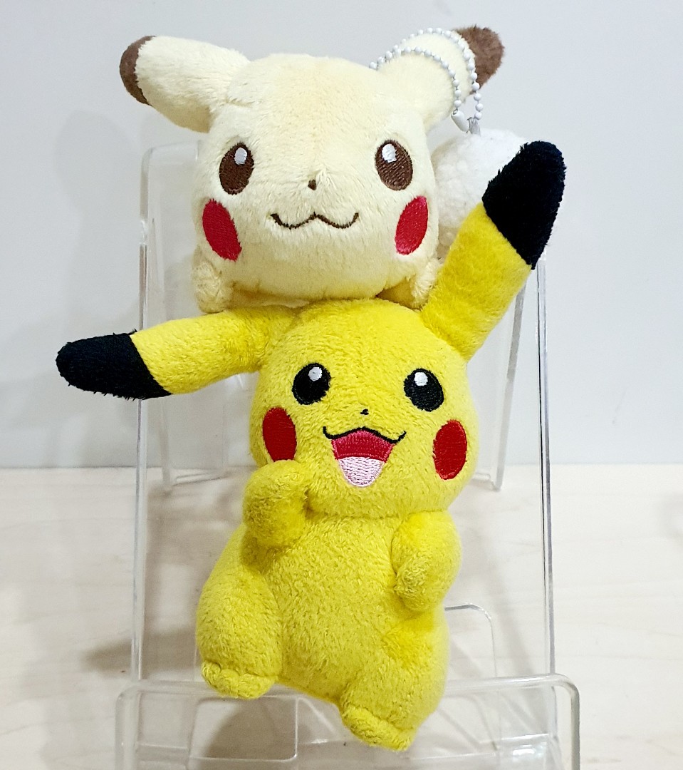 pikachu plush keychain