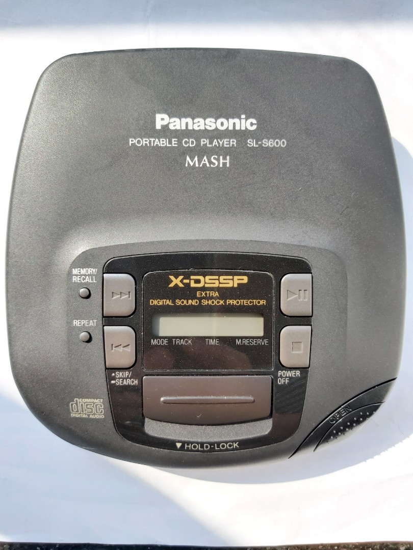 Portable CD Player, Panasonic SL-S600, 音響器材, 音樂播放裝置MP3及