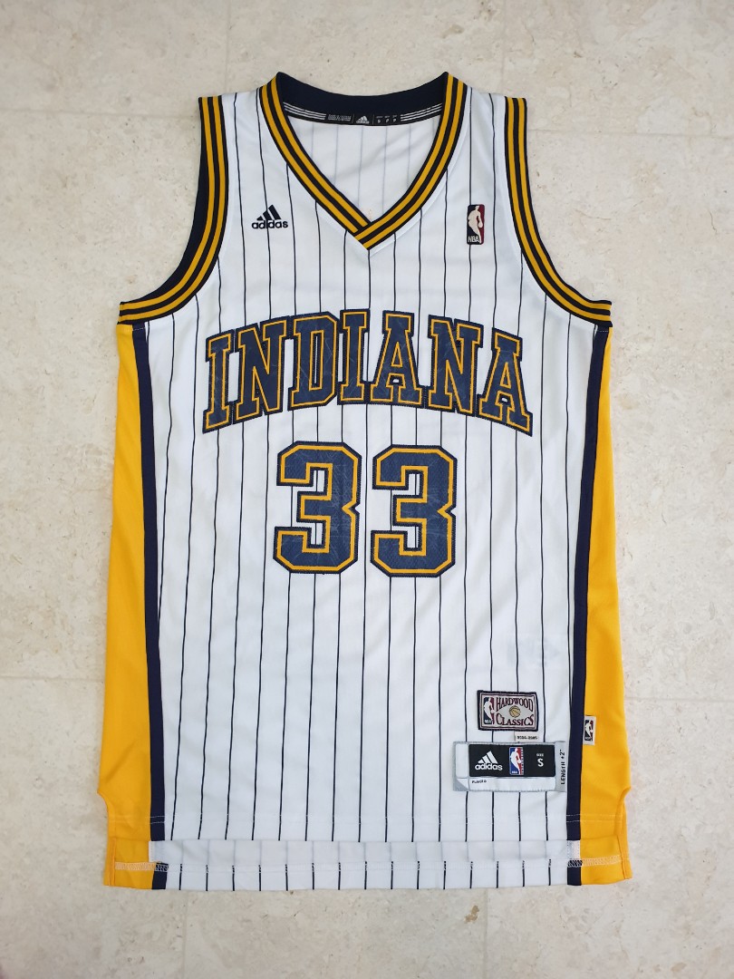 Rare Adidas HWC NBA Indiana Pacers Hickory Paul George Basketball Jersey