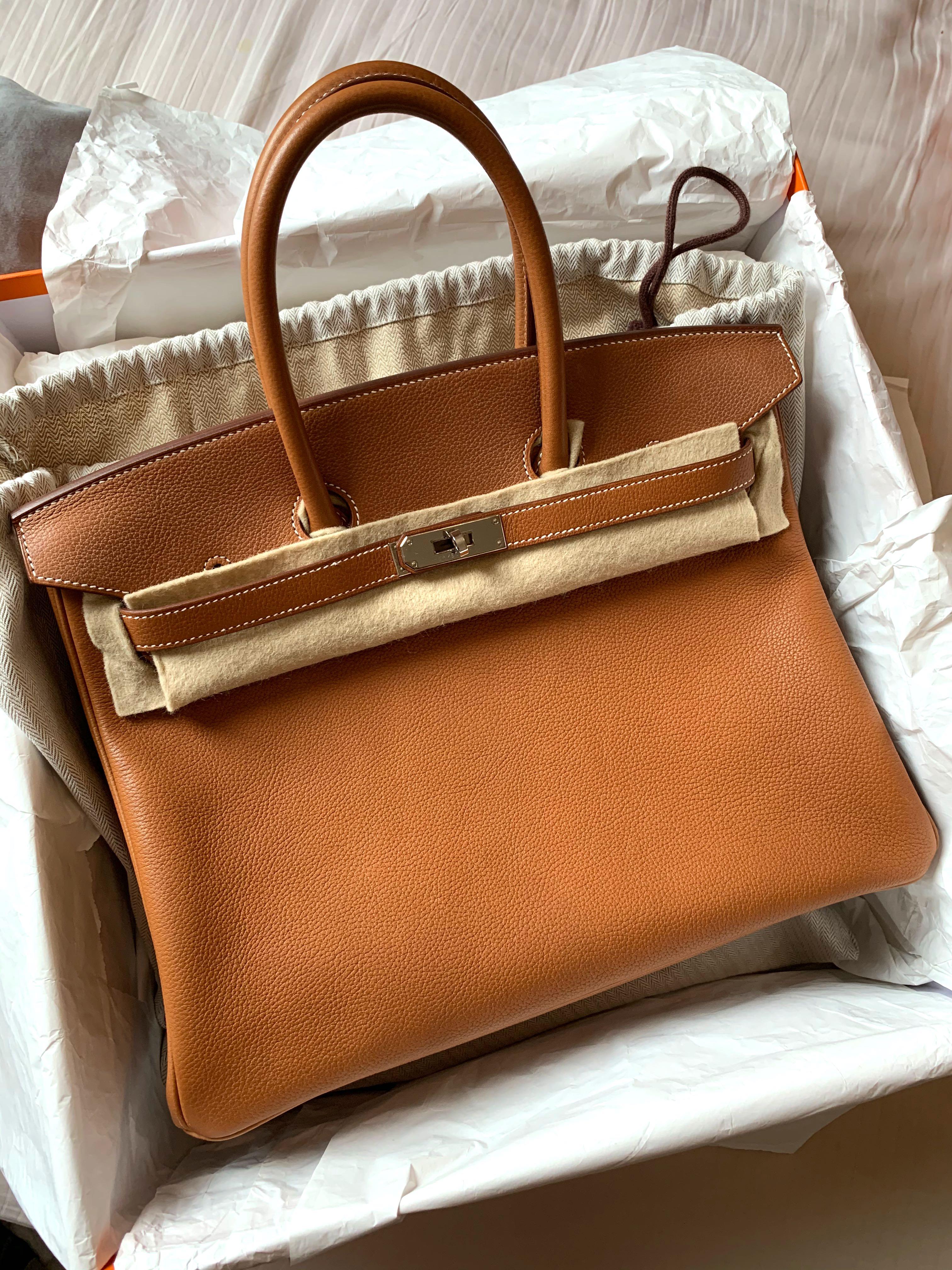 SOLD) genuine pre-owned Hermès barenia faubourg birkin 35 – Deluxe Life  Collection