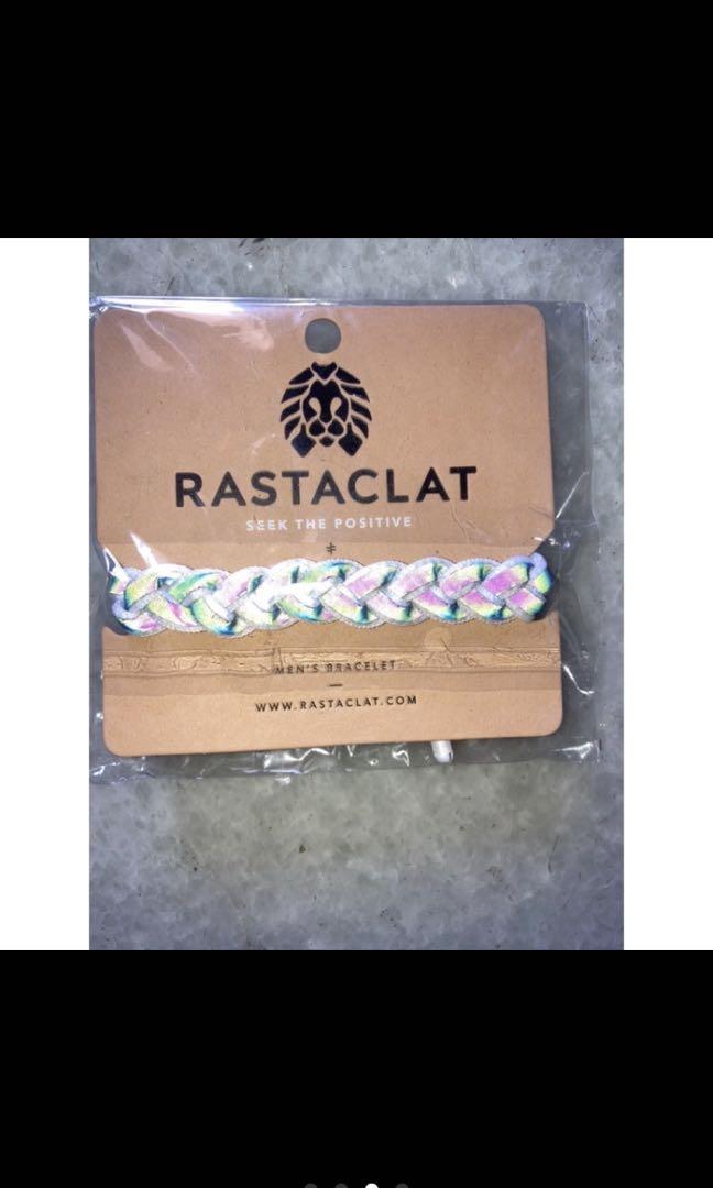 Rastaclat bracelet men aurora white iridescent Fesyen Pria