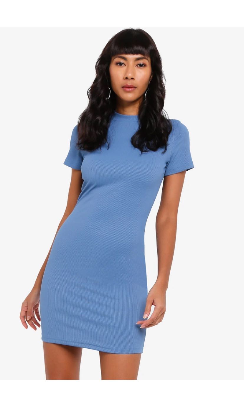 baby blue bodycon