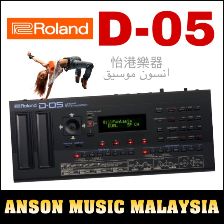 Roland D05 Linear Synthesizer (D05), Hobbies & Toys, Music & Media