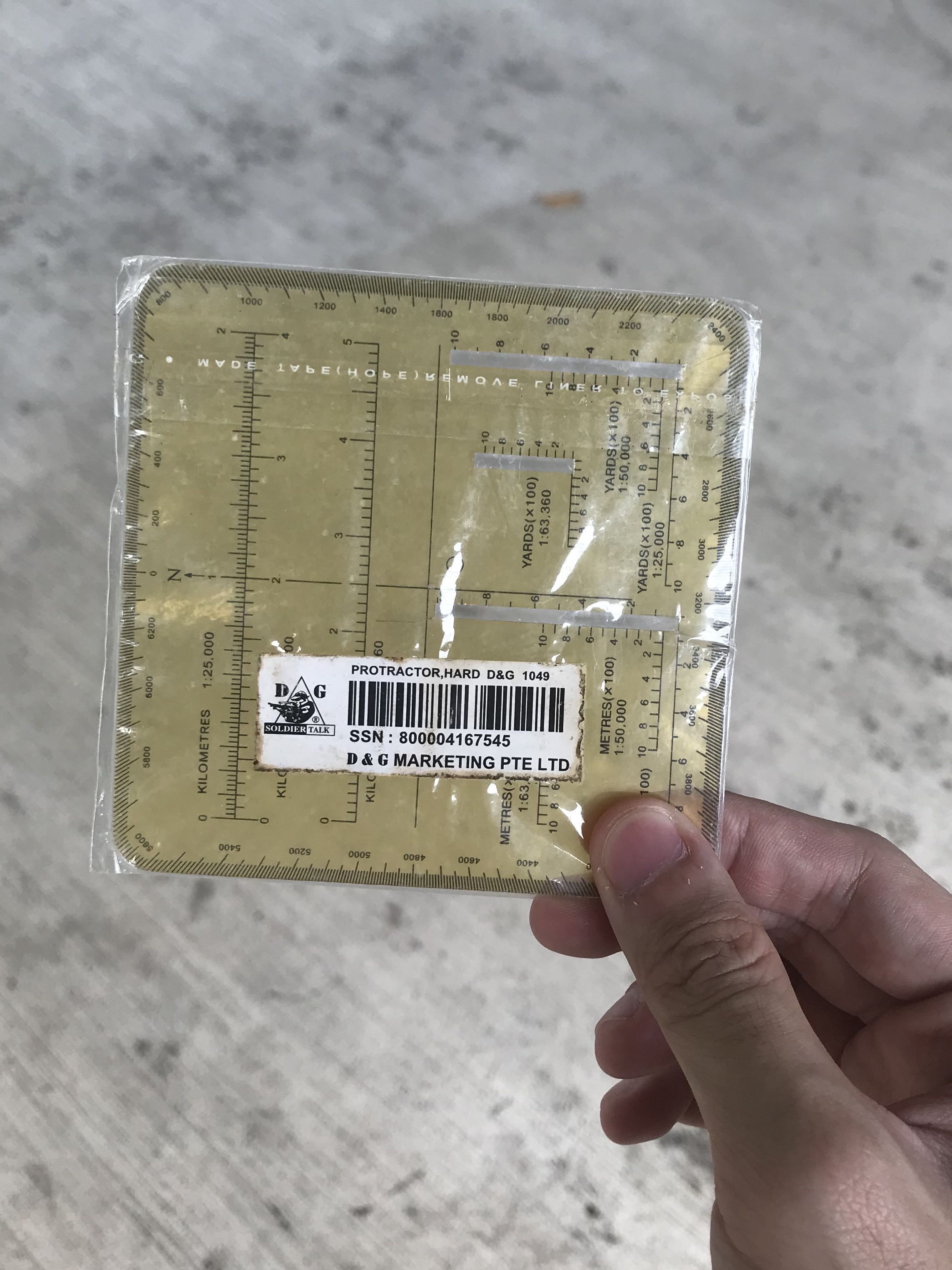 Protractor Saf SAF Protractor (Hard), Everything Else on Carousell