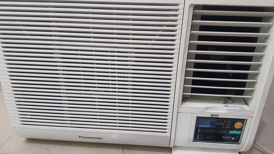 Sale Panasonic Window Type Aircon Cw Xs128vph Inverter 1 5hp Tv Home Appliances Air Conditioning And Heating On Carousell