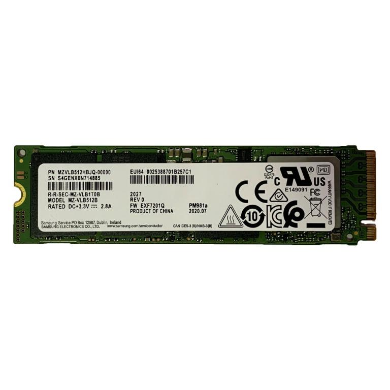 samsung pm981a 512gb nvme ssd