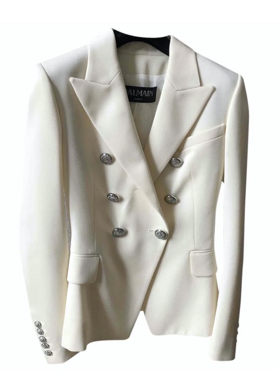White balmain new arrivals style blazer