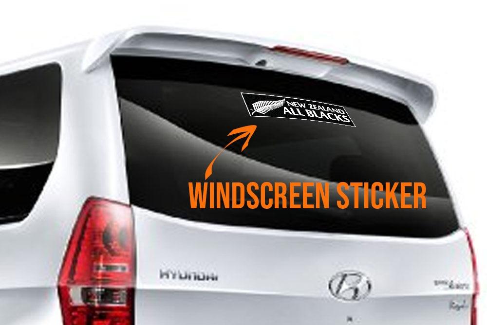 (Stiker Cermin Kereta)Windshield / Glass Sticker 16" x 4.5" Scorpions