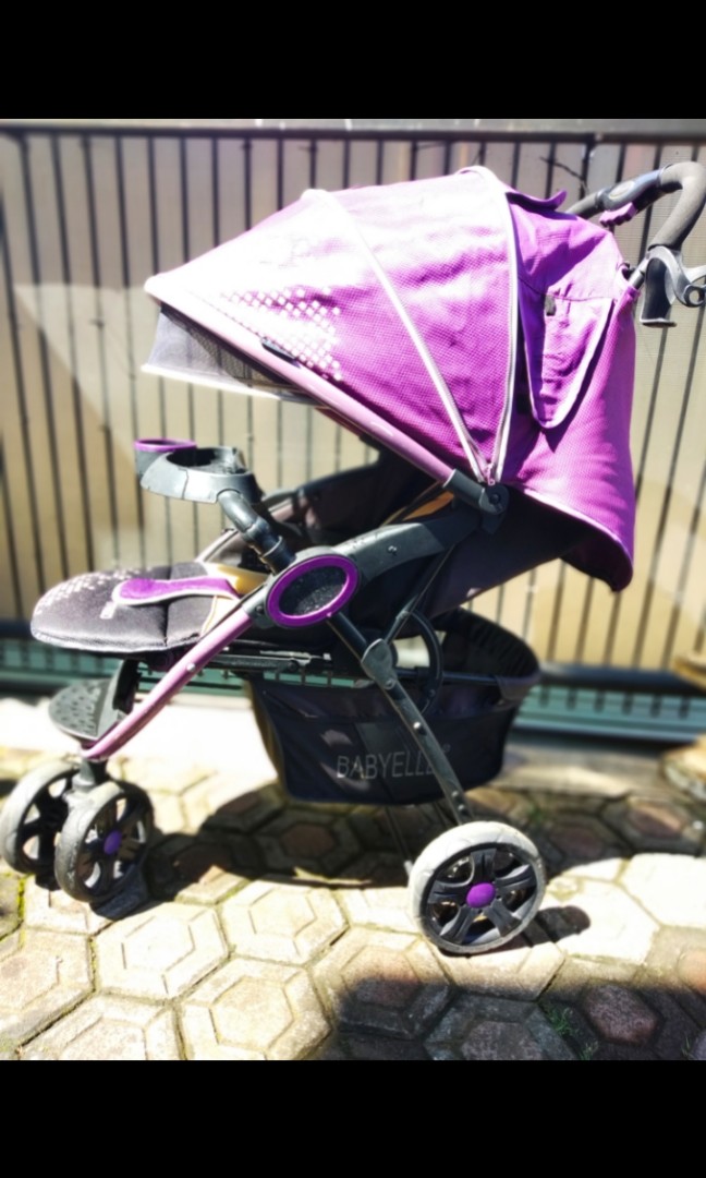 Stroller Babyelle Warna Ungu Bayi Anak Kereta Kursi Goyang Gendongan Bayi Di Carousell